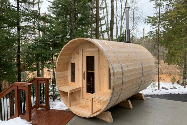 Canadian Timber Collection outdoor sauna leisurecraft europe cedar