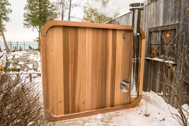 Canadian red cedar Luna Sauna Leisurecraft Europe