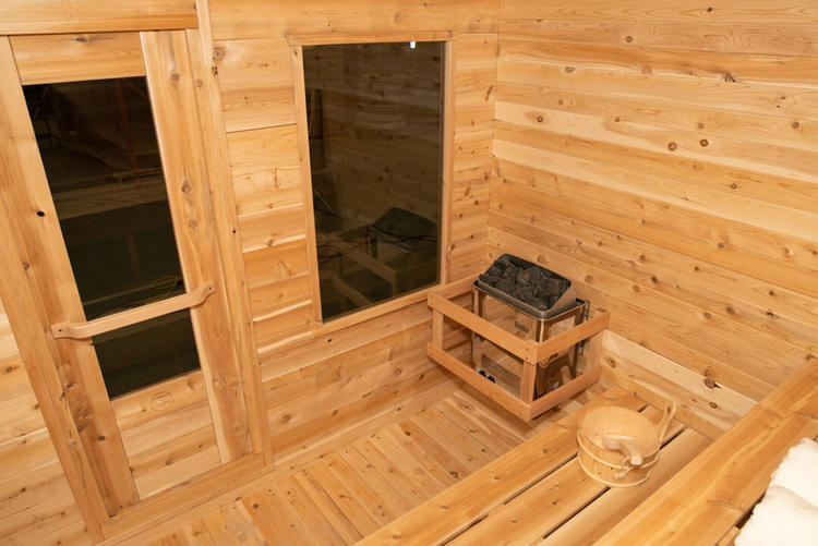 Canadian Timber Collection luna sauna leisurecraft europe cottage outdoor saunas