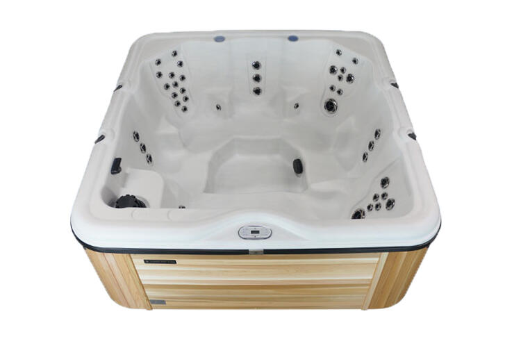 Nordic Hot tubs leisurecraft europe encore luxury red cedar electric whirlpool