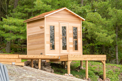 Outdoor Cabin Saunas (electric heater)