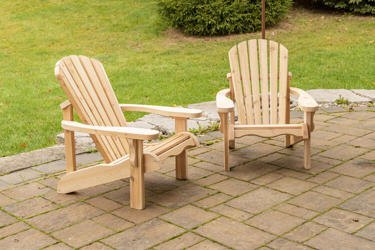 Adirondack classic red cedar knotty furniture log chairs