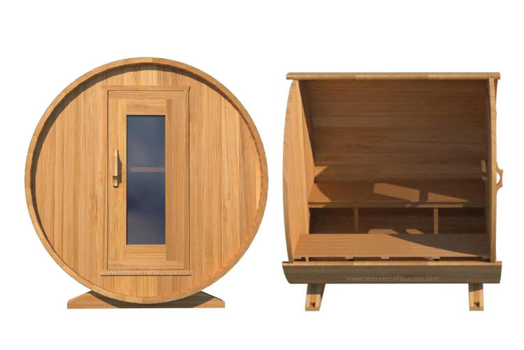 Barrel-sauna-knotty-red-cedar-leisurecraft-europe