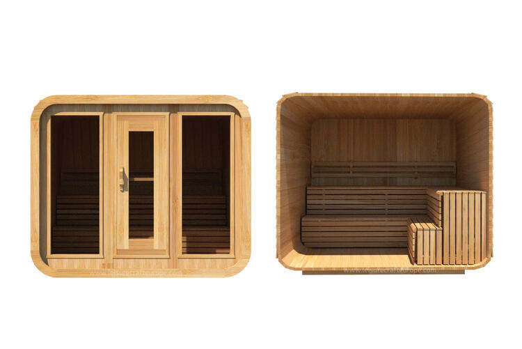 Luna sauna leisurecraft europe red cedar europe