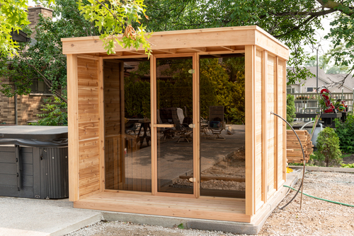 Pure Cube Outdoor Sauna | CU672P