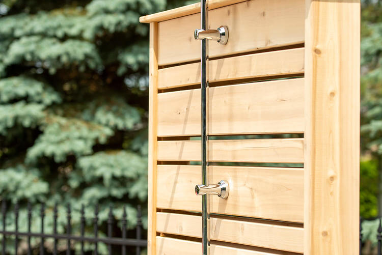 Canadian Timber Collection savannah outdoor shower cedar leisurecraft europe