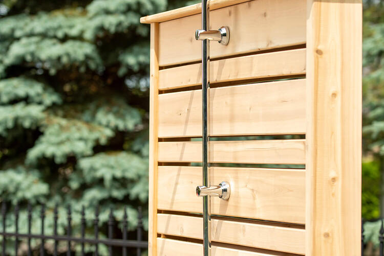 Canadian Timber Collection savannah outdoor shower cedar leisurecraft europe