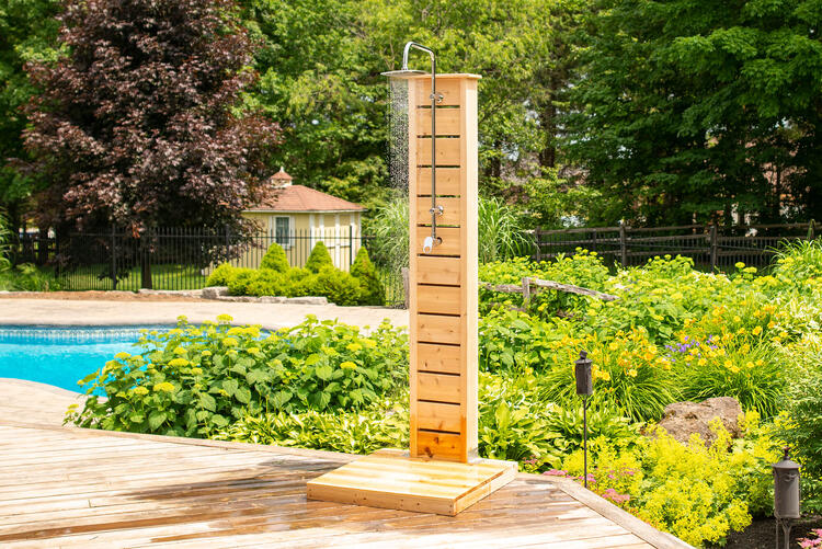 Canadian Timber Collection Sierra outdoor shower western cedar leisurecraft europe