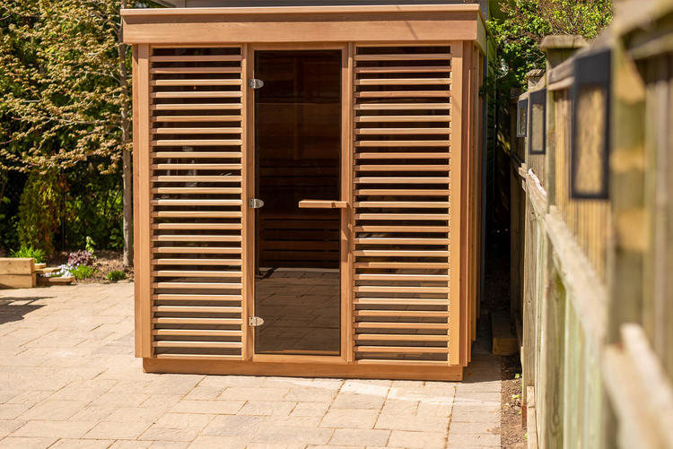Leisurecraft Europe Dundalk pure cube outdoor sauna