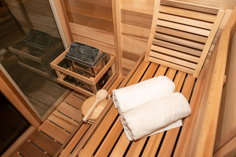 Pure cube collection leisurecraft europe canadian cedar sauna