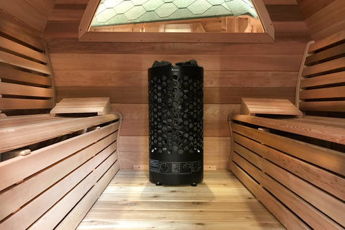 Signature Benches for Pod Sauna