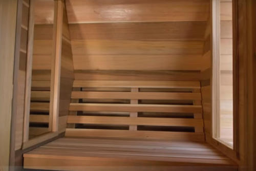 Changeroom with Standard Benches Pod Sauna