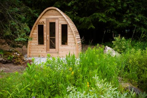 Two windows set Pod Sauna