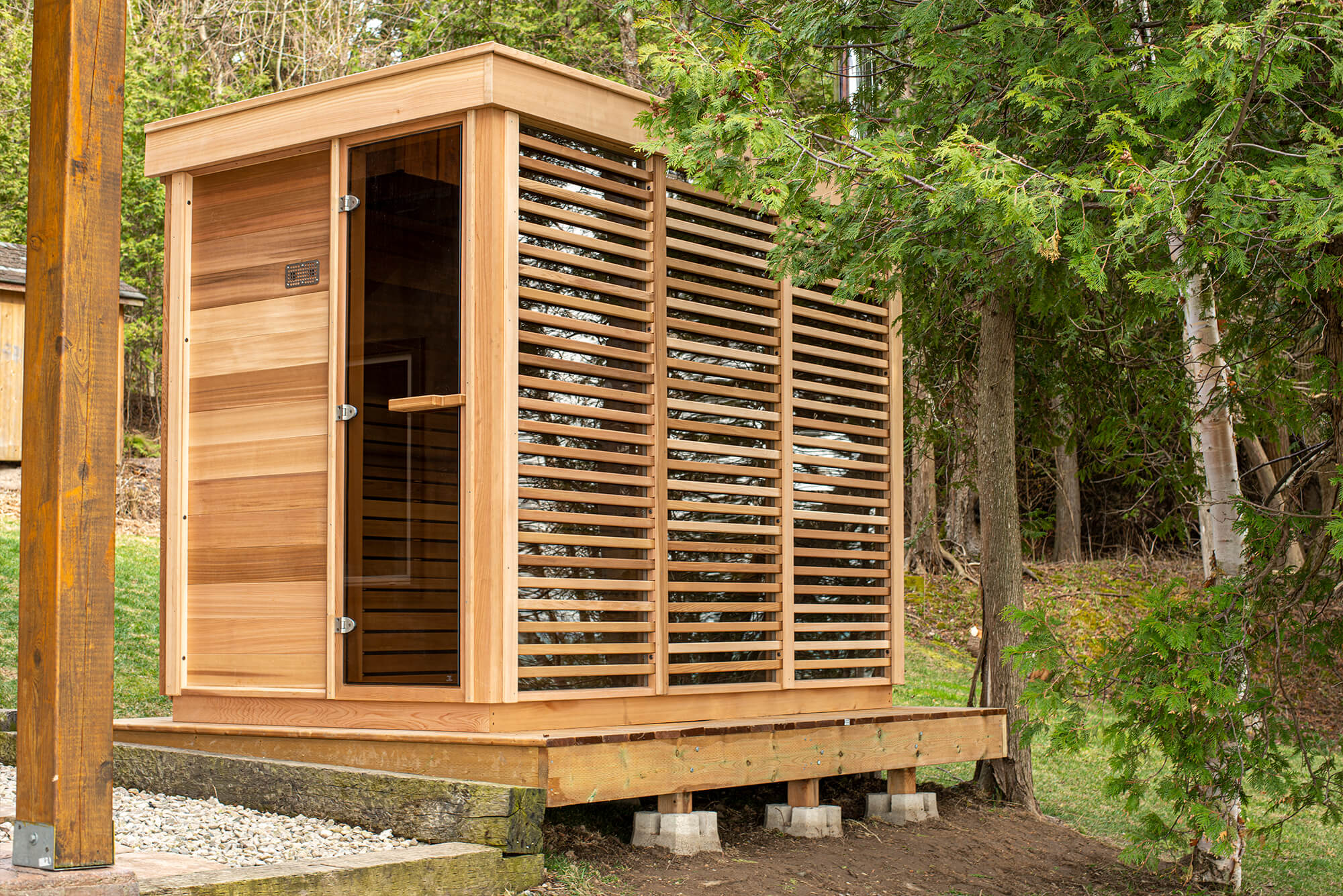 Pure Cube Sauna Outdoor CU580 Leisurecraft Europe