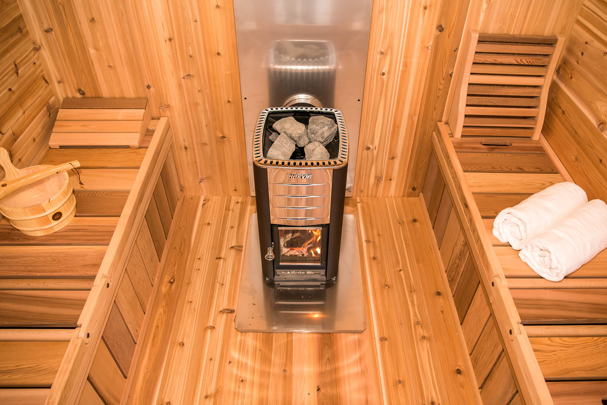 Package Deal Luna Sauna L213cm x W244cm | Leisurecraft Europe