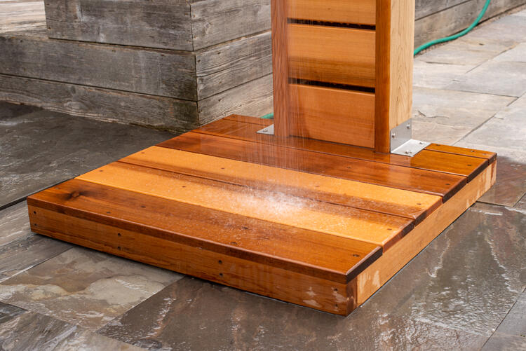 Dundalk leisurecraft europe Red Cedar sunlight shower easy assembly