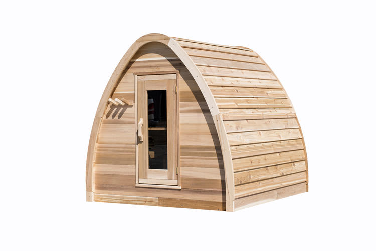 Leisurecraft Europe Western Red Cedar outdoor sauna POD saunas iglu saunen